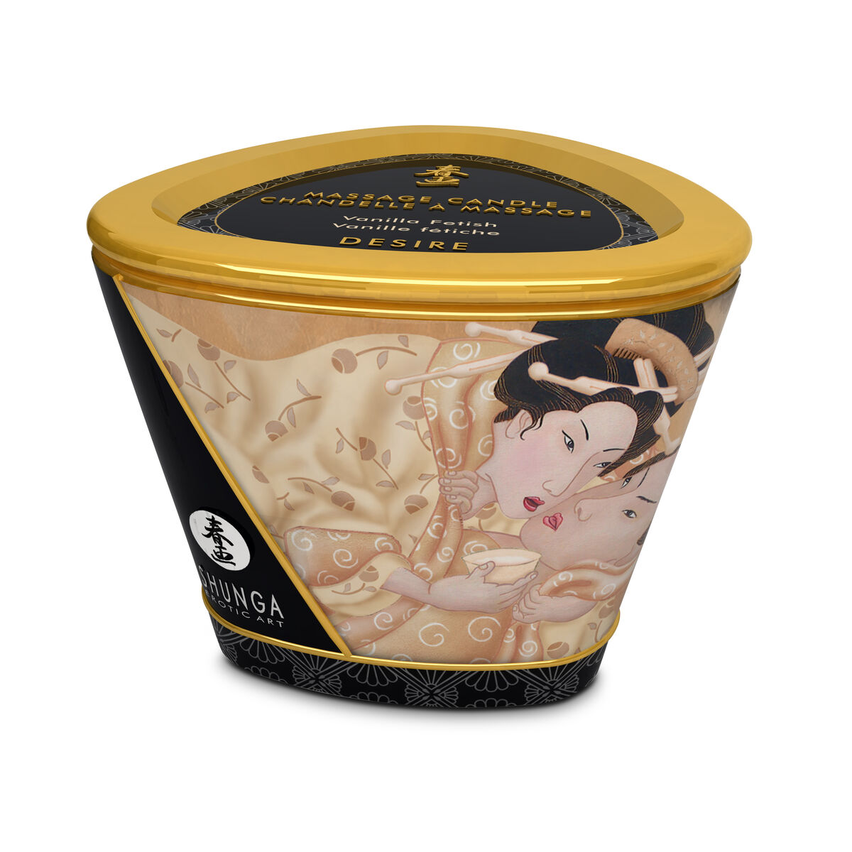 Massageljus Vanilla Shunga Vanilj 170 ml - 4
