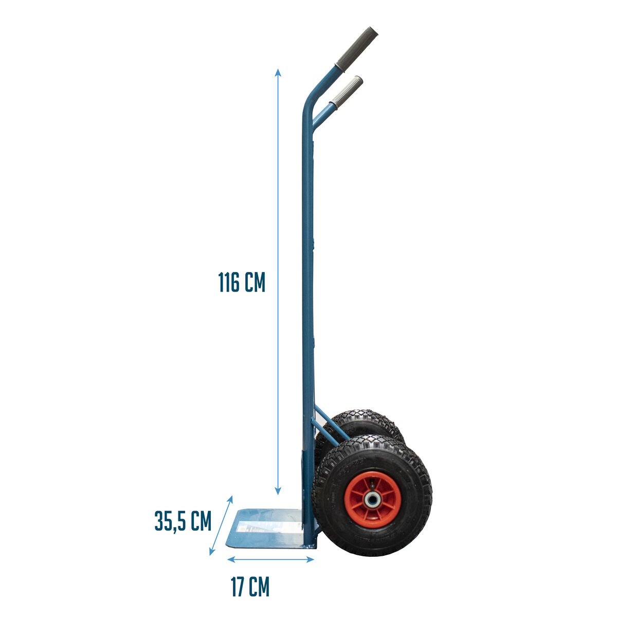 Skottkärra Ferrestock Hjul/däck Grepp Stål 150 kg - 3