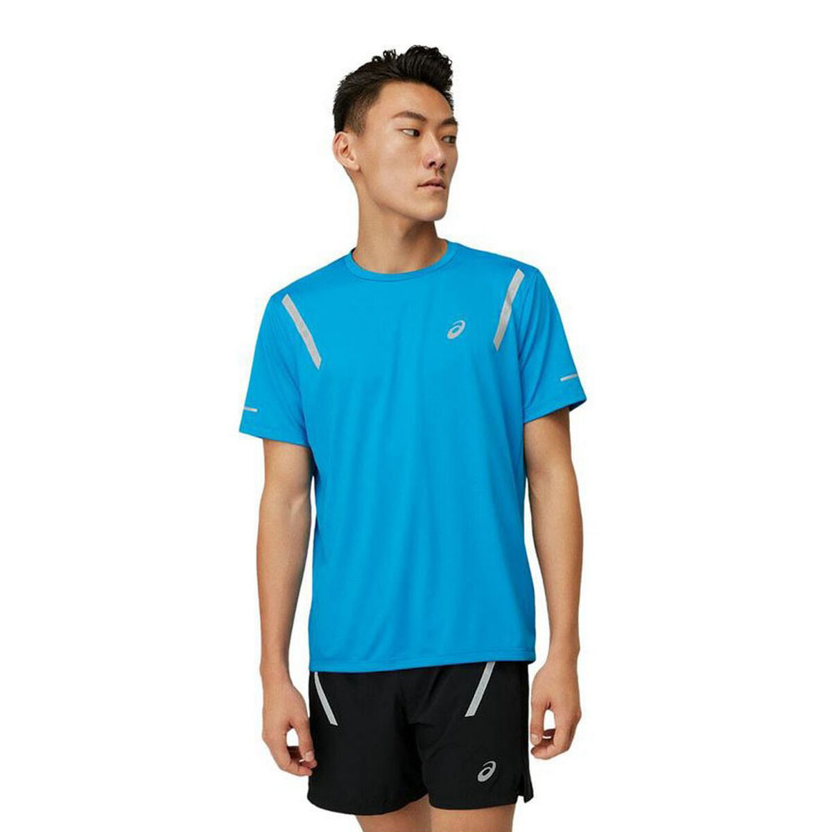 T-shirt med kortärm Herr Asics Life-Show Blå