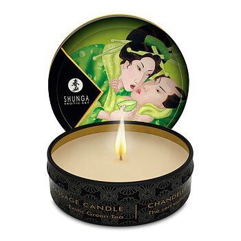 Massageljus Shunga Exotic Green Tea Grönt te 30 ml