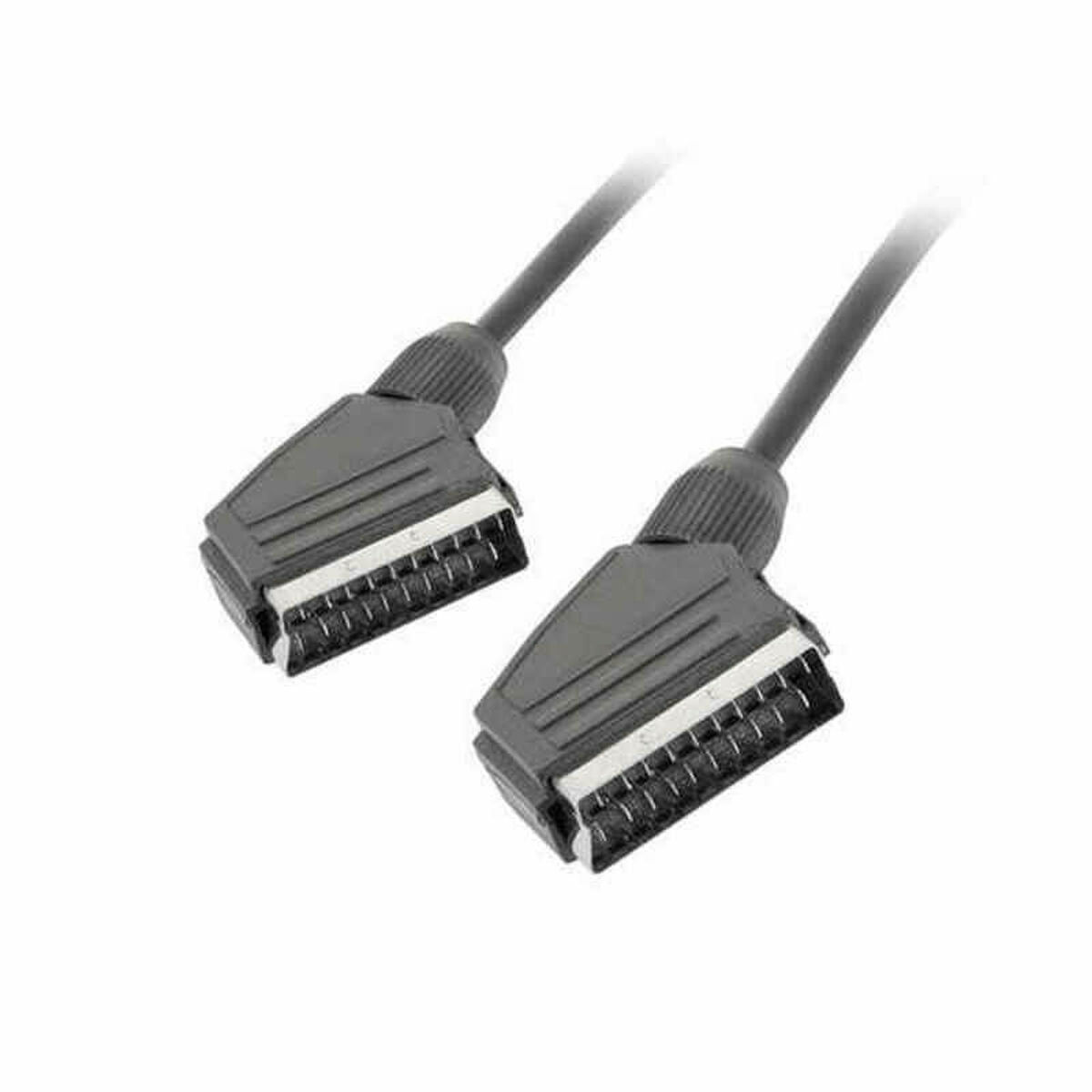 Kabel SCART Lanberg CA-EUEU-10CC-0018-BK 1,8 m - 2