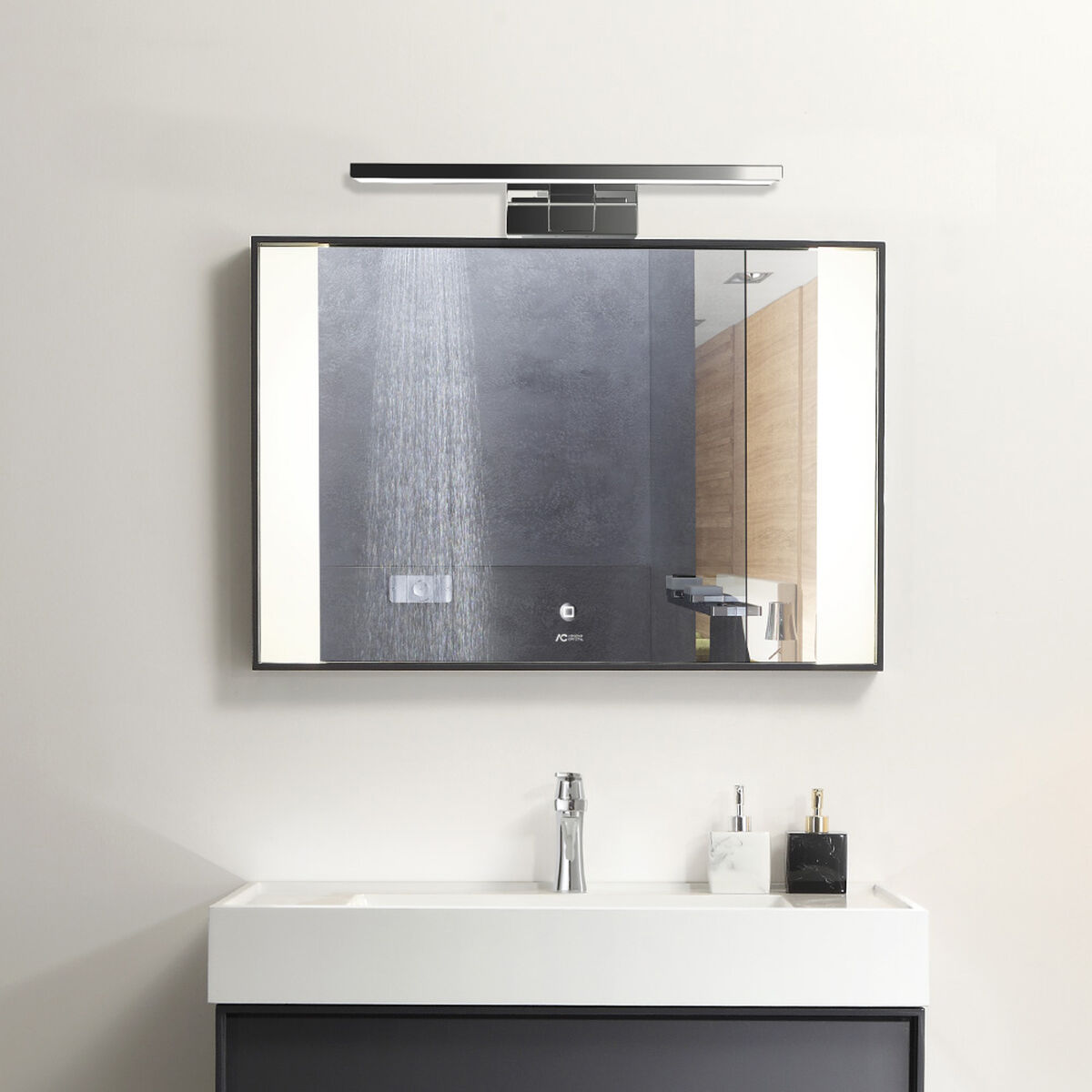 Vägglampa EDM 32433 F 8 W 800 lm 40 x 12,8 x 5,1 cm LED - 4