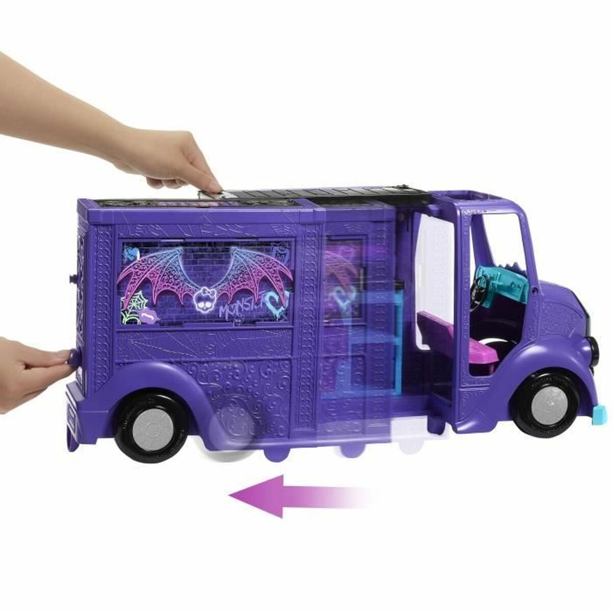 Babydocka med tillbehör Monster High Tour Bus Rock Sang-sationnel - 2