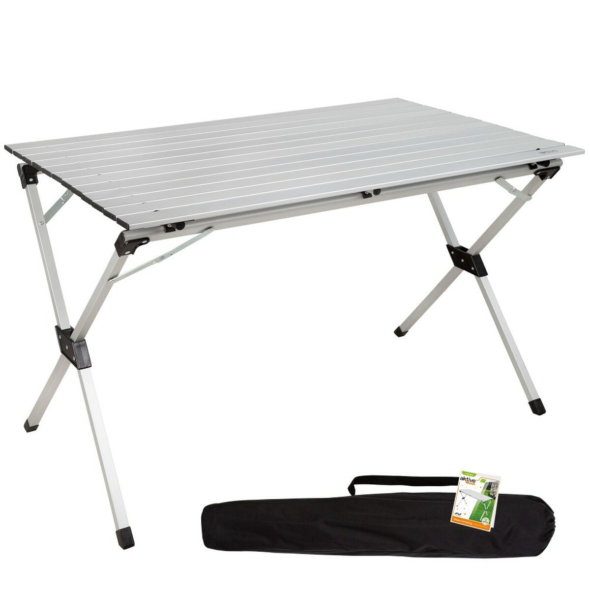 Fällbord Aktive Silvrig Aluminium 110 x 70 x 70 cm (4 antal) - 5