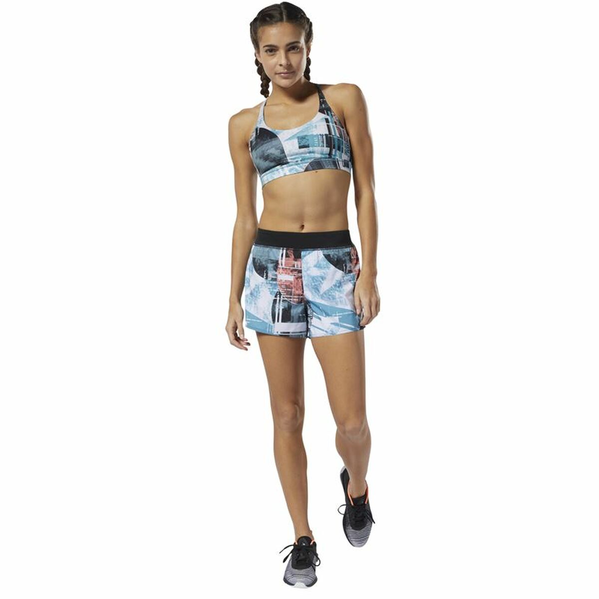 Sportshorts för kvinnor Reebok Wor Moonshift Himmelsblå - 2