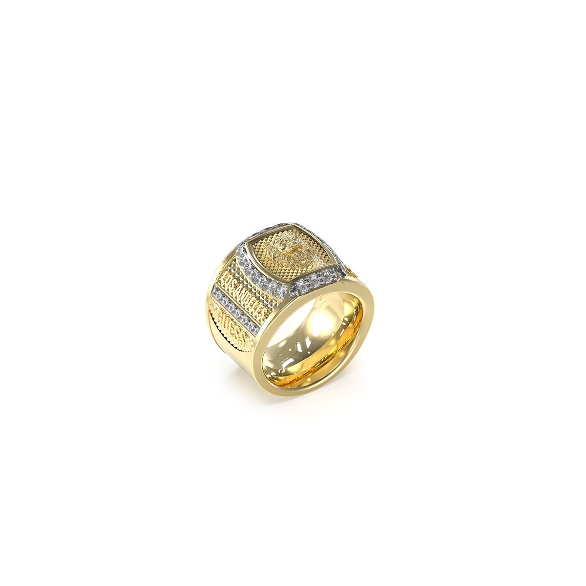 Herr ring Guess JUMR05007JWYG64 Gyllene