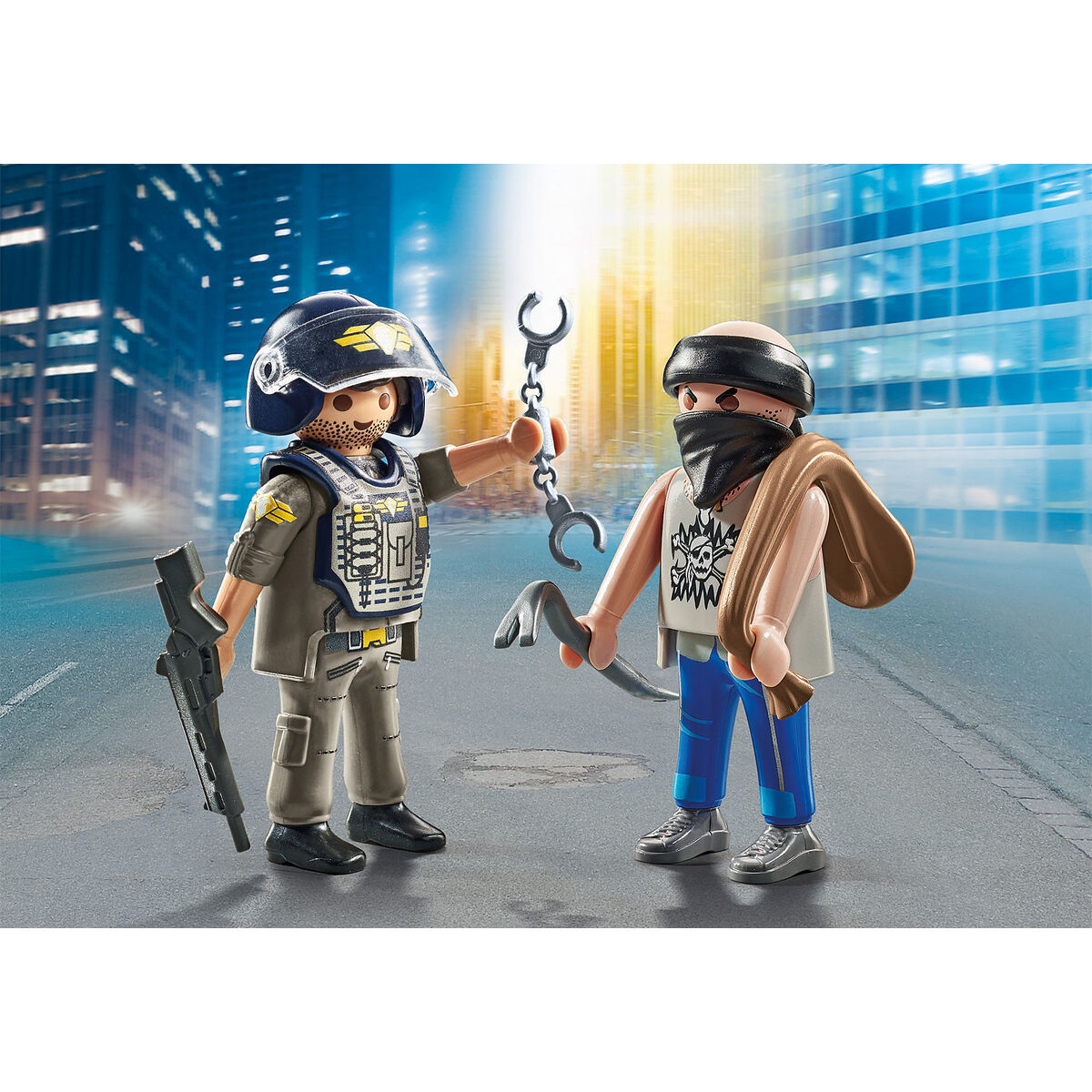 Playset Playmobil 71505 Polis Tjuv 9 Delar - 4