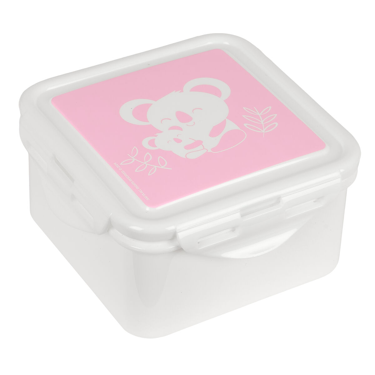 Lunchlåda Safta Koala Rosa 13 x 7.5 x 13 cm