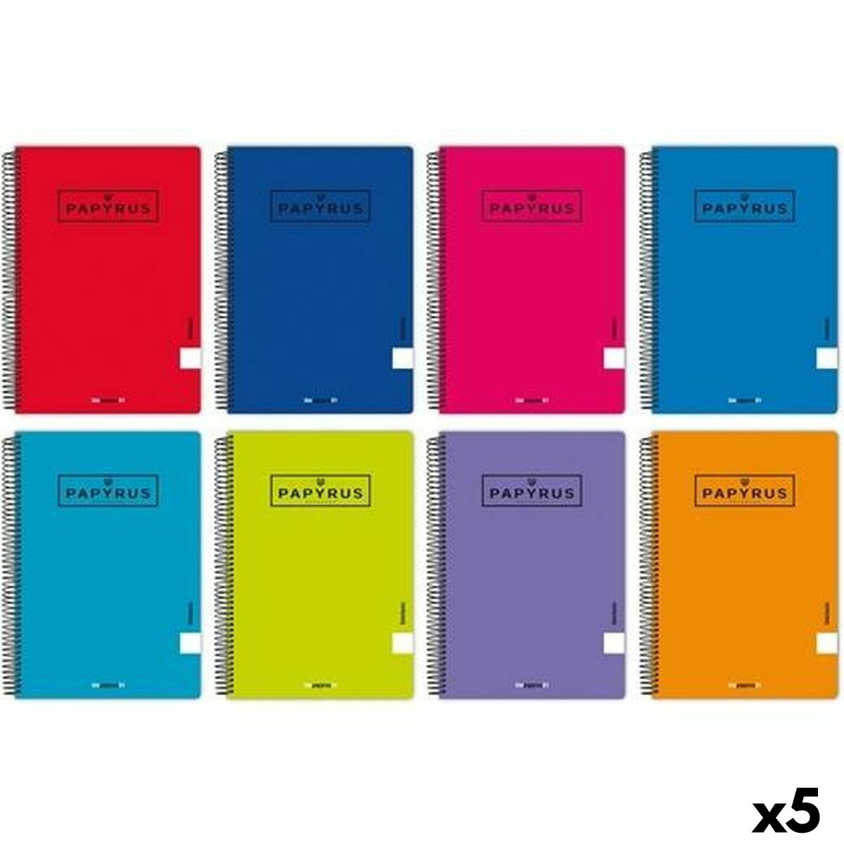 Anteckningsbok Papyrus Din A4 80 Blad (5 antal) (10 antal) - 3