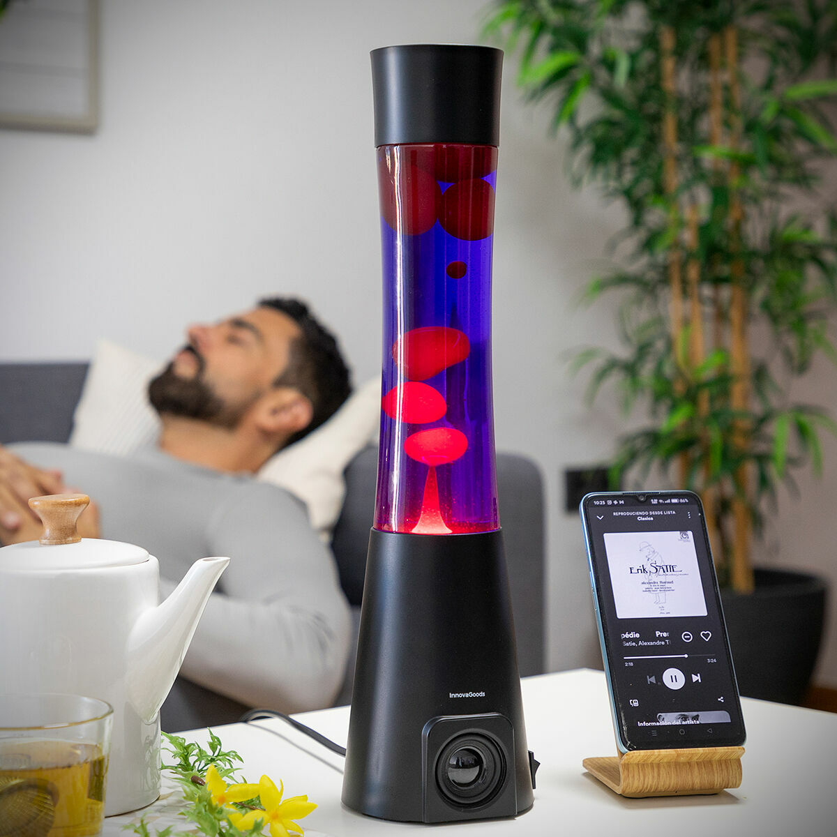 Lavalampa med högtalare Maglamp InnovaGoods - 5
