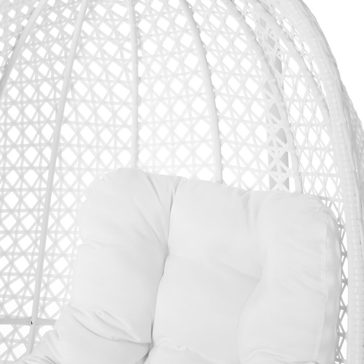 Hängande trädgårdsfåtölj Dido Vit 81 x 64 x 111,5 cm - 4