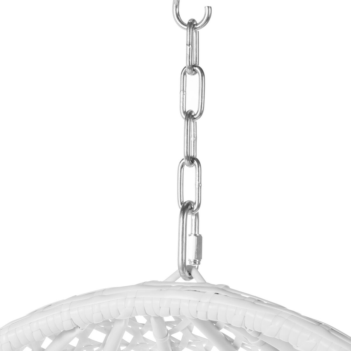 Hängande trädgårdsfåtölj Dido Vit 81 x 64 x 111,5 cm - 2