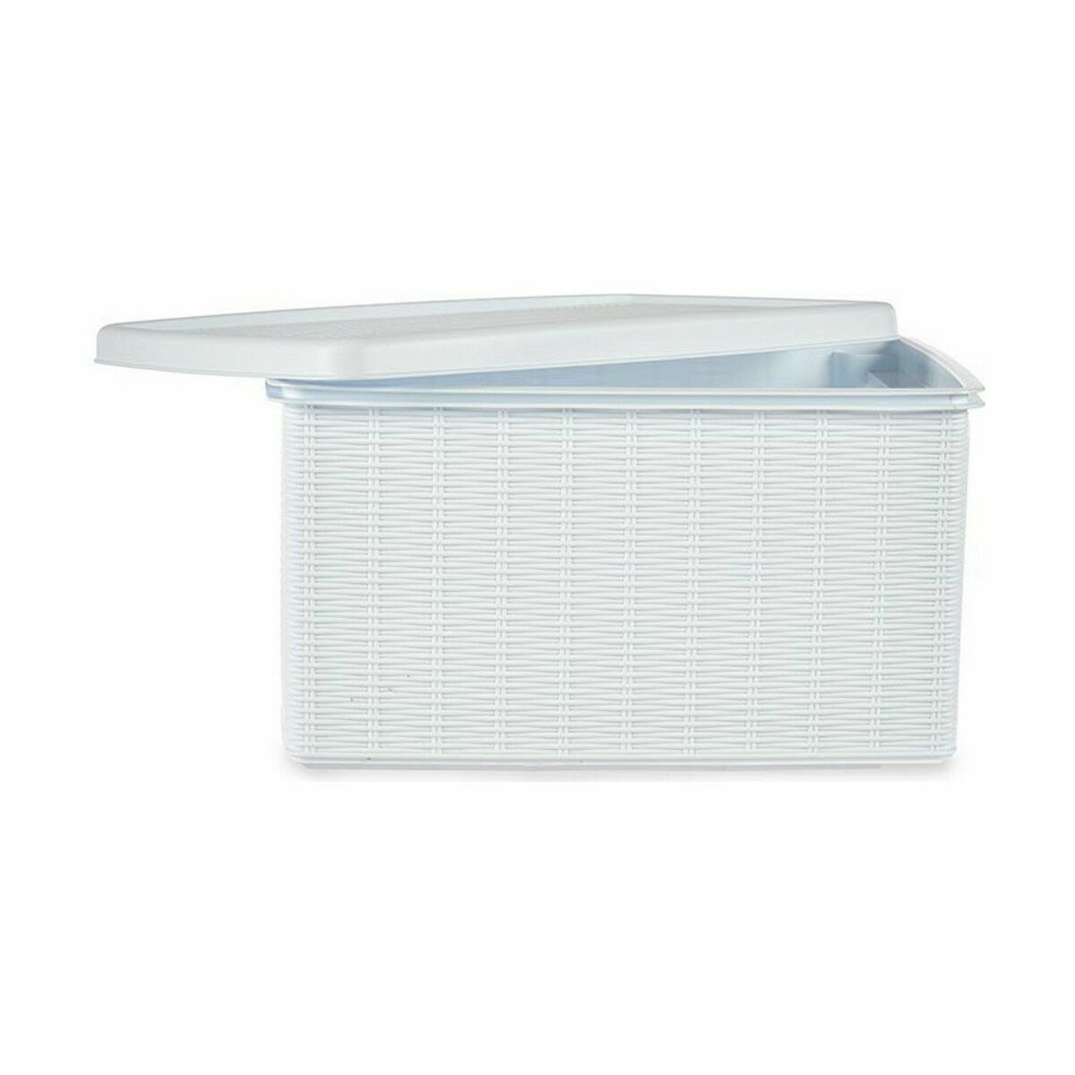Förvaringslåda med lock Stefanplast Elegance Oldalsó Vit Plast 29 x 21 x 39 cm (5 antal) - 4