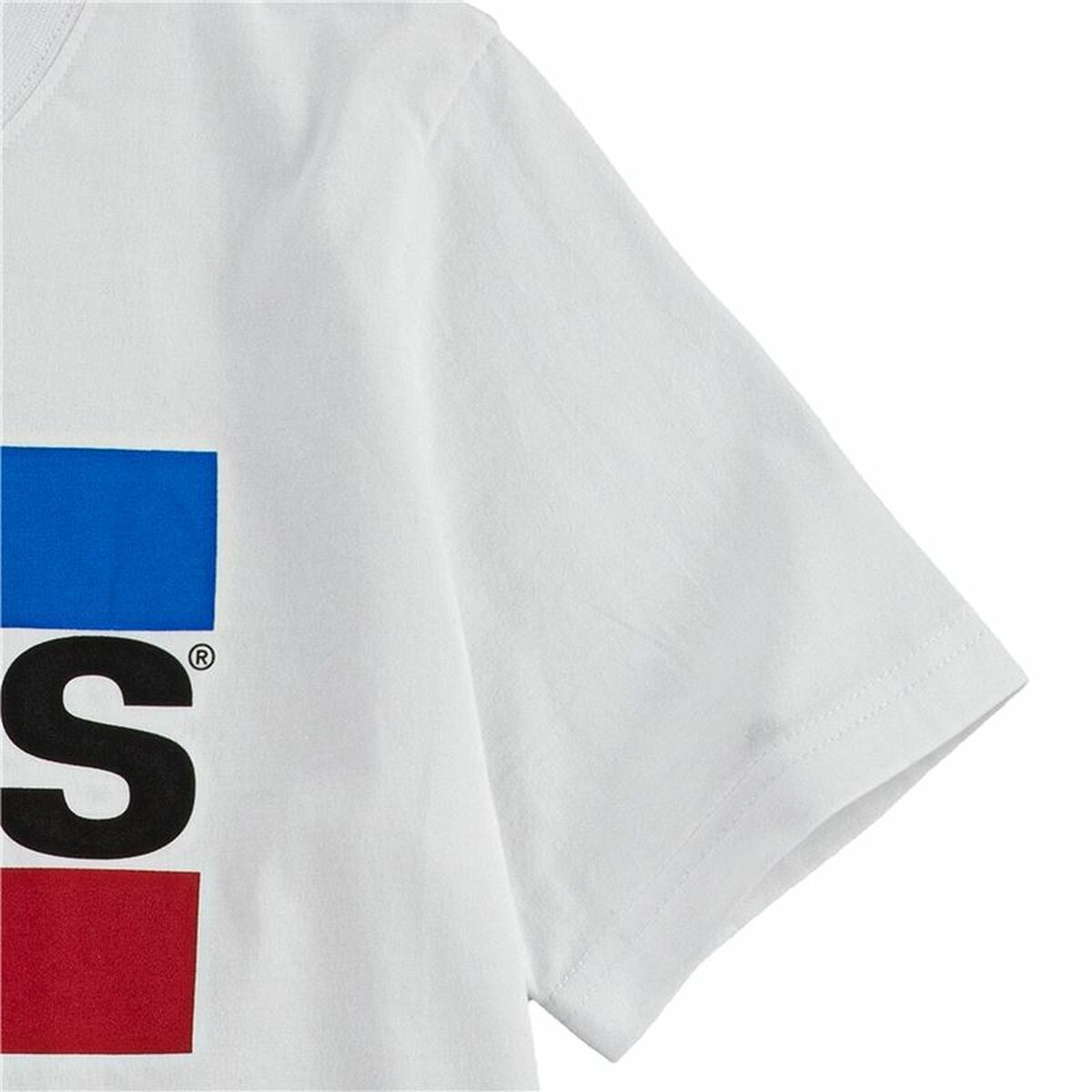 T-shirt med kortärm Barn Levi's Sportswear Logo Vit - 12