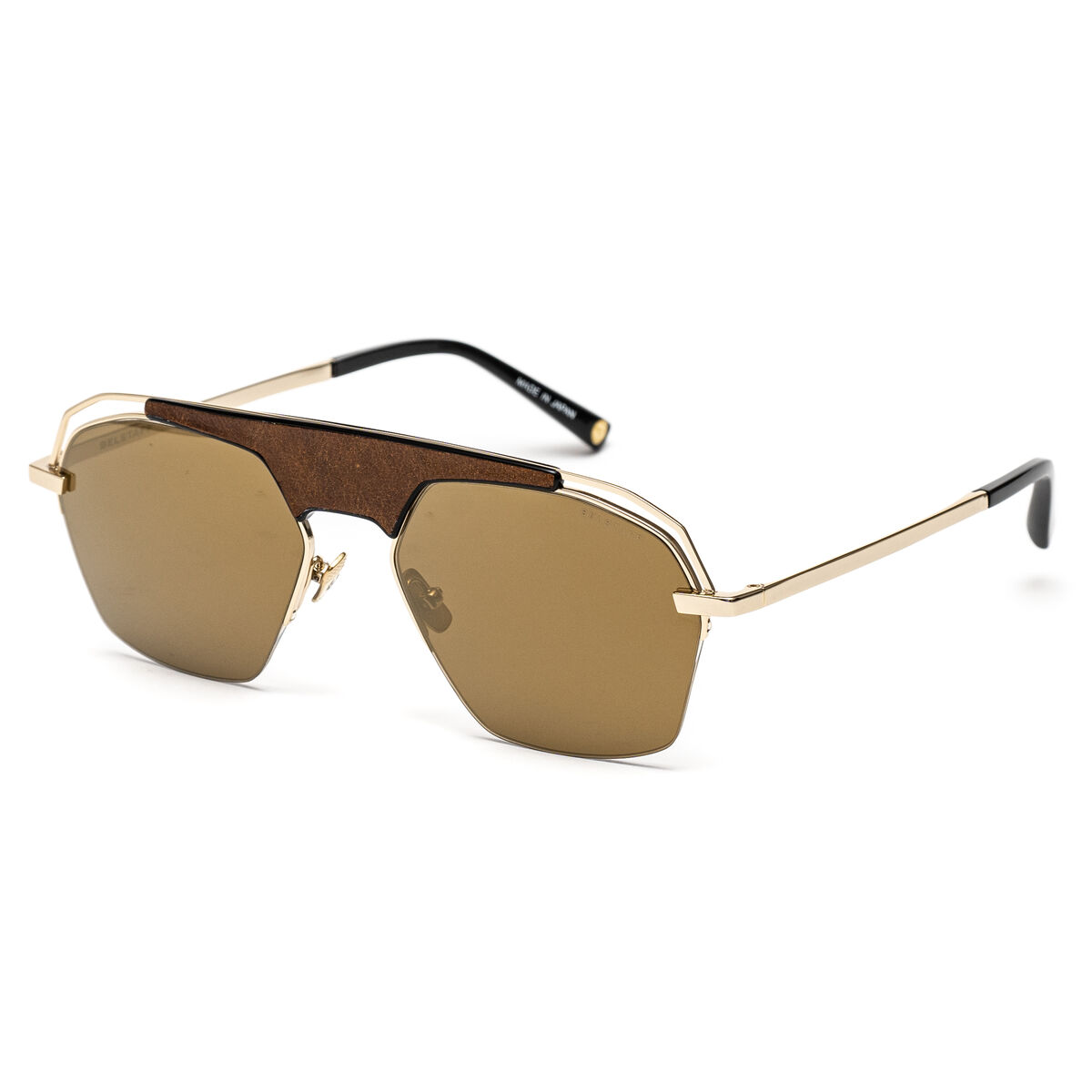 Herrsolglasögon Belstaff MAXFORDDORAD Gyllene ø 57 mm