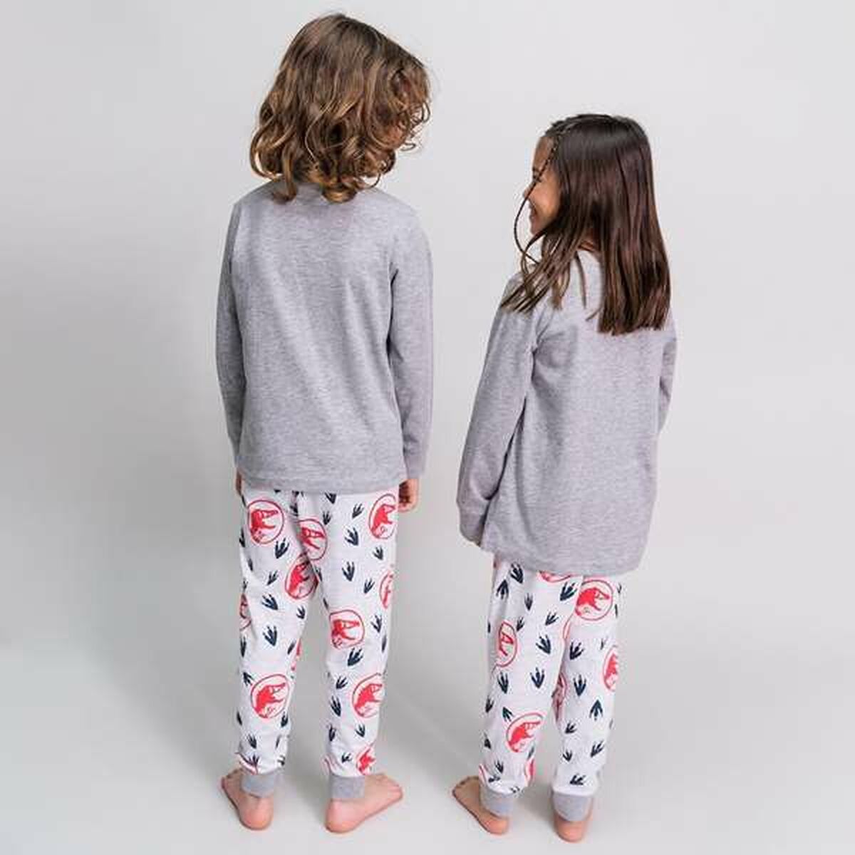 Pyjamas Barn Jurassic Park Grå - 3