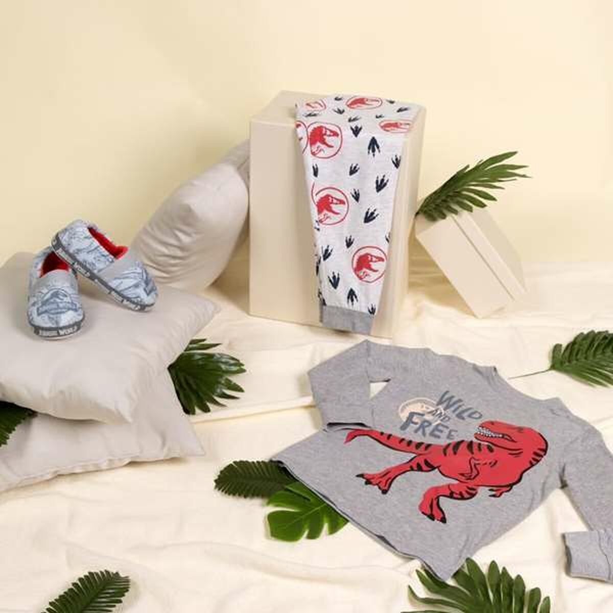 Pyjamas Barn Jurassic Park Grå - 5