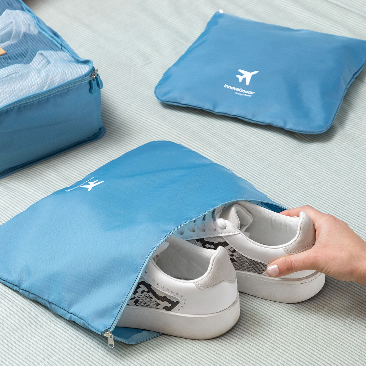 Set med förvaringsväskor för resväskor Luggan InnovaGoods 6 Delar - 28