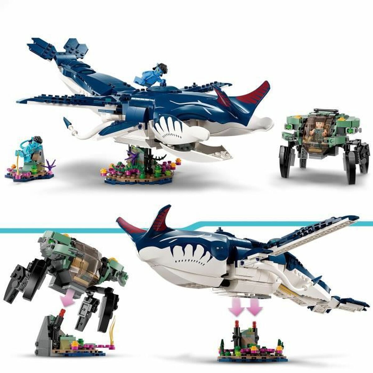 Playset Lego Avatar 75579 Payakan the Tulkun and Crabsuit 761 Delar - 2