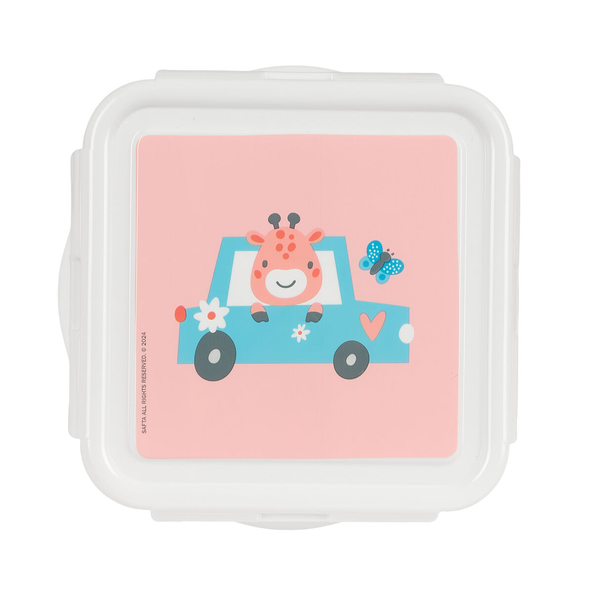 Lunchlåda Safta Jirafa Korall 13 x 7.5 x 13 cm - 2