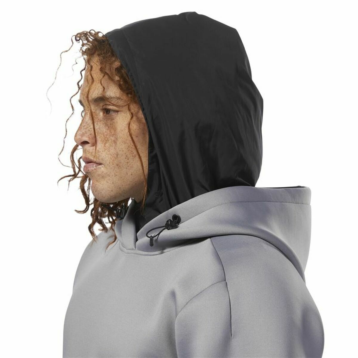 Tröja med huva Herr Reebok Supply Tech Grå - 7