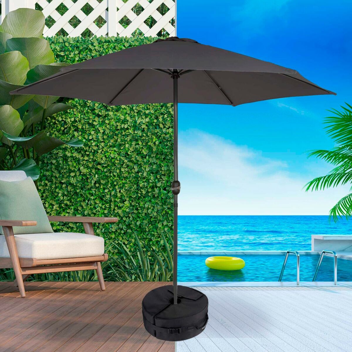Parasollfot Aktive 50 x 15 x 50 cm (6 antal) - 9