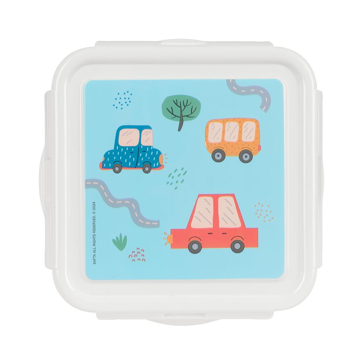 Lunchlåda Safta Coches Blå 13 x 7.5 x 13 cm - 2
