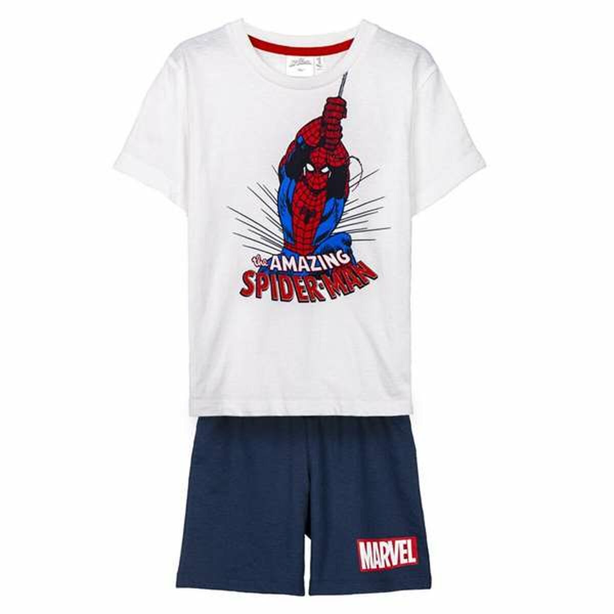 Set av kläder Spider-Man Vit