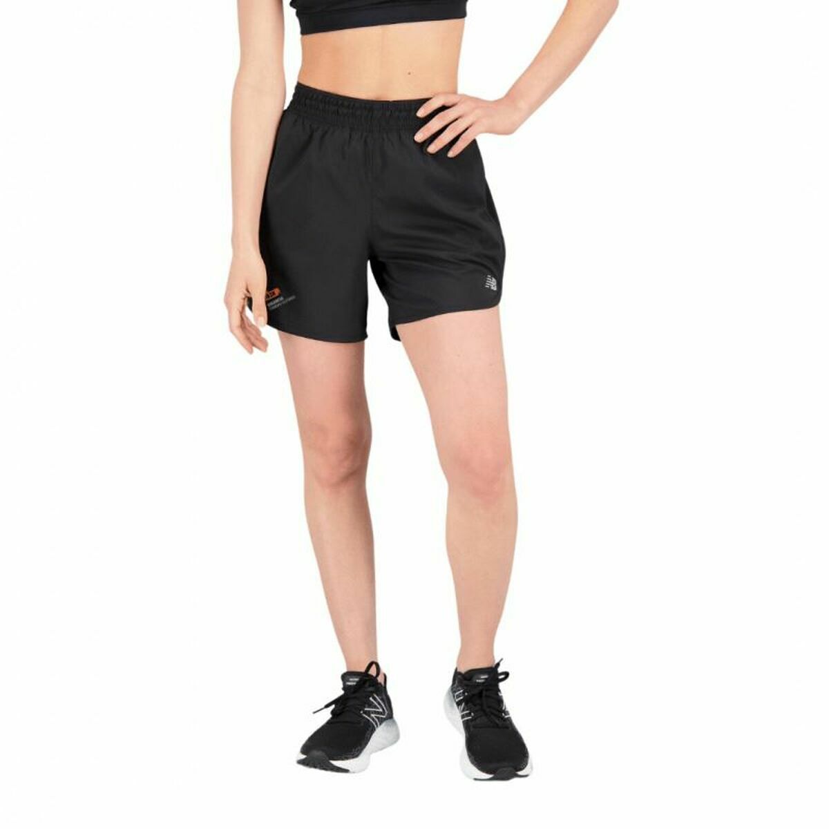 Sportshorts för kvinnor New Balance Accelerate 5 Svart - 4