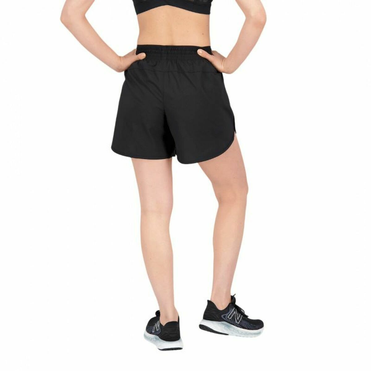 Sportshorts för kvinnor New Balance Accelerate 5 Svart - 6