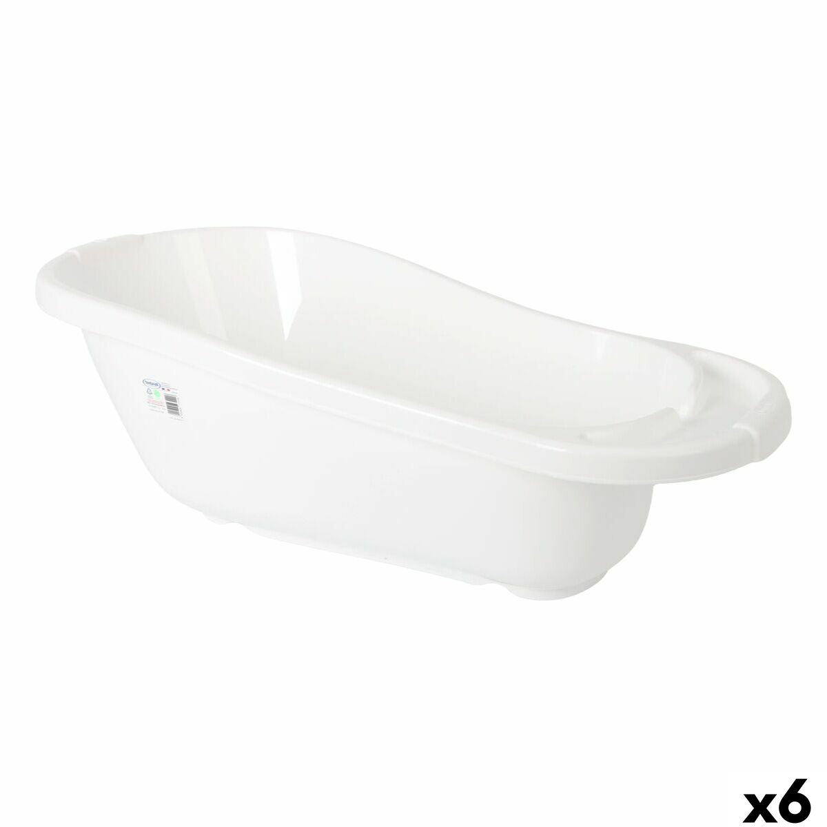 Badkar Tontarelli Baby Vit 80 x 41 x 27 cm (6 antal)