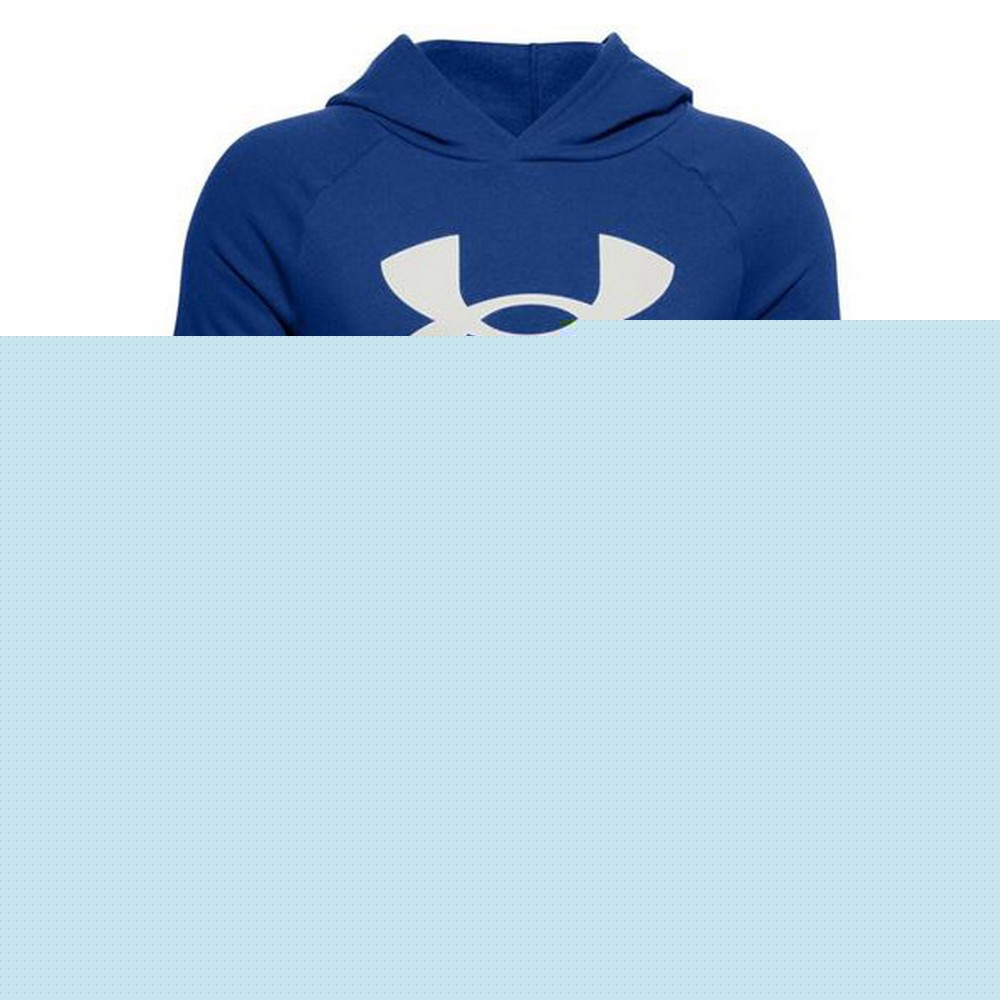 Tröja med huva Unisex Under Armour Rival Fleece Blå