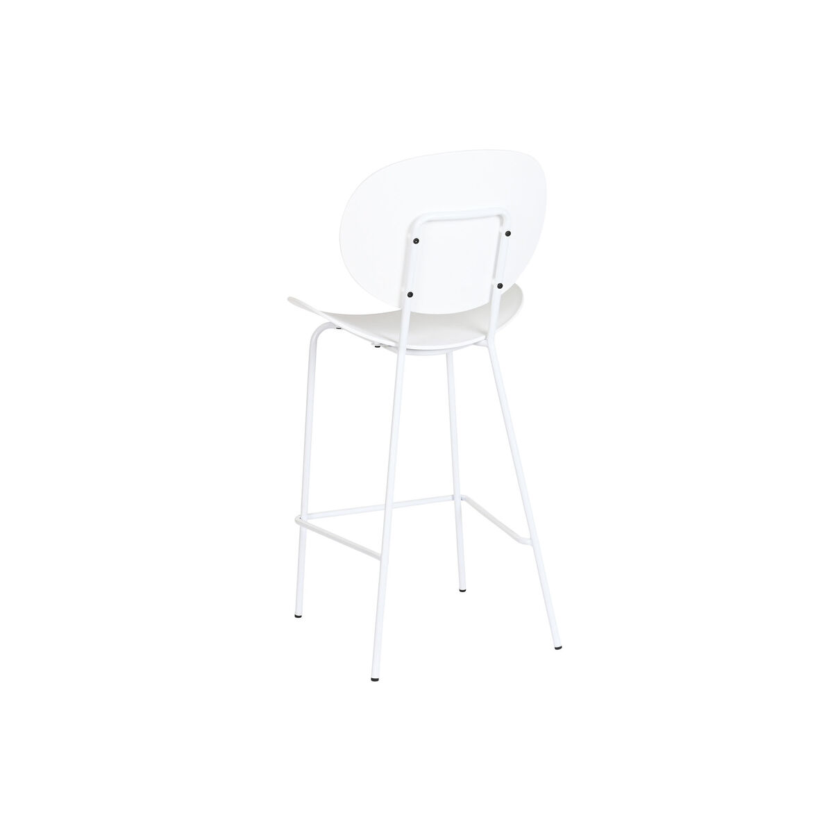 Sittpall DKD Home Decor Svart Metall Vit polypropen (52,5 x 49 x 104 cm) - 9