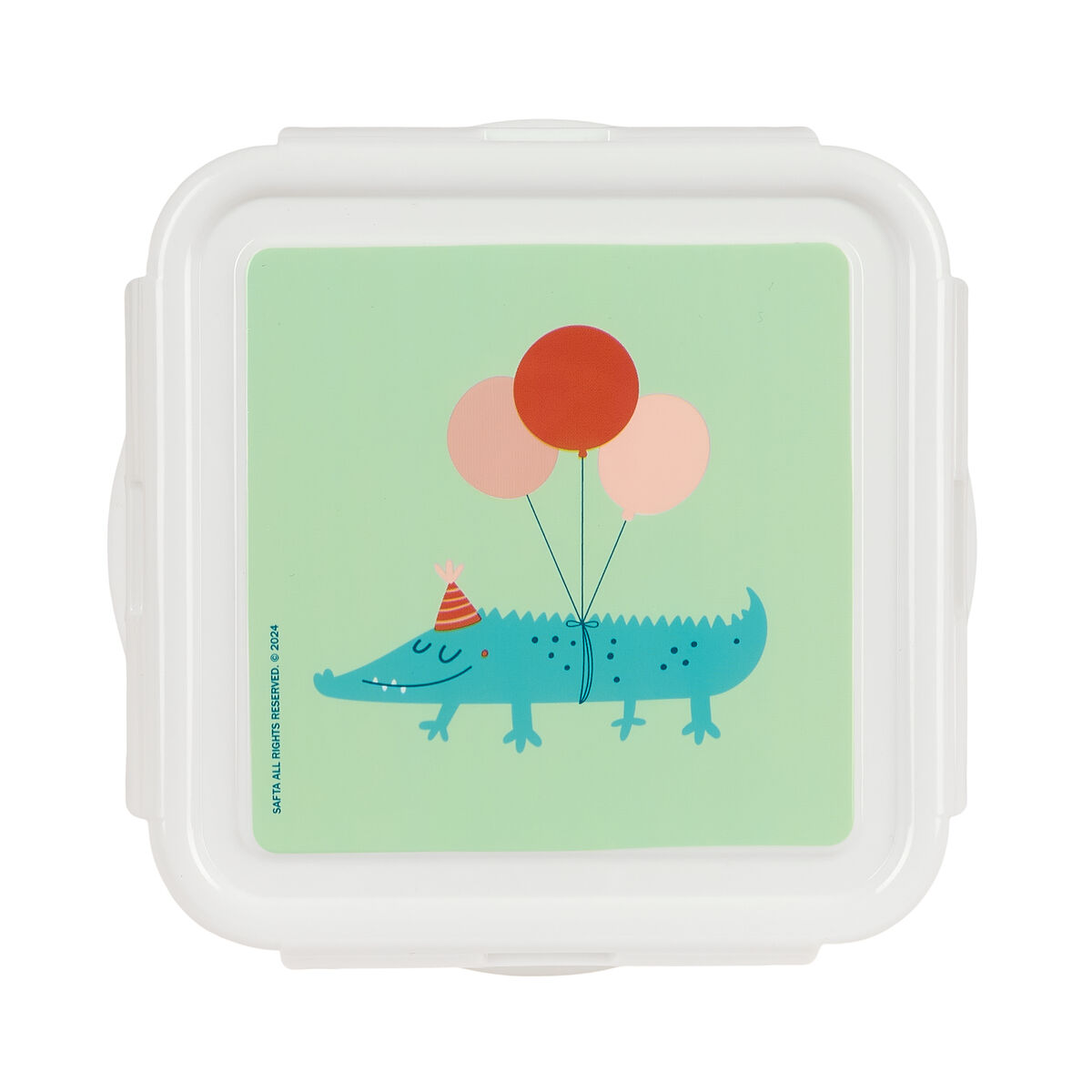 Lunchlåda Safta Fiesta Grön 13 x 7.5 x 13 cm - 2