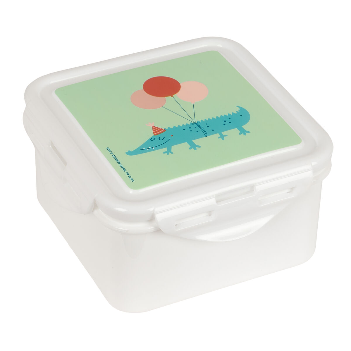 Lunchlåda Safta Fiesta Grön 13 x 7.5 x 13 cm
