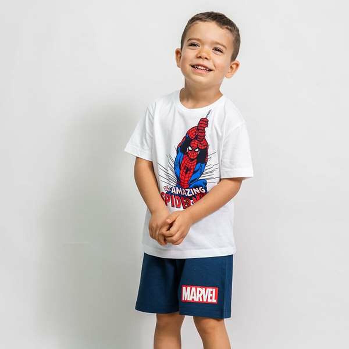 Set av kläder Spider-Man Vit - 4