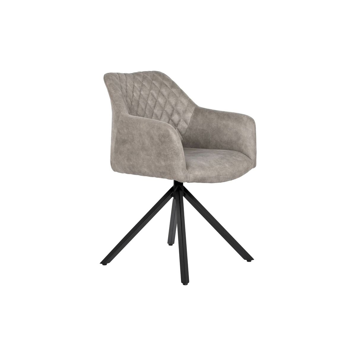 Stol DKD Home Decor Svart Grå 55 x 58 x 83 cm - 3