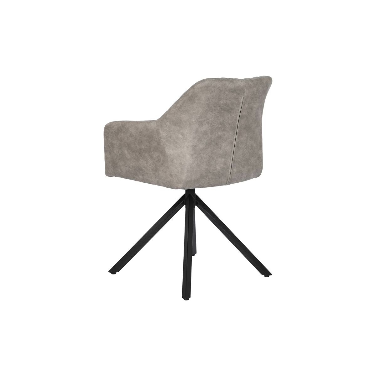 Stol DKD Home Decor Svart Grå 55 x 58 x 83 cm - 6