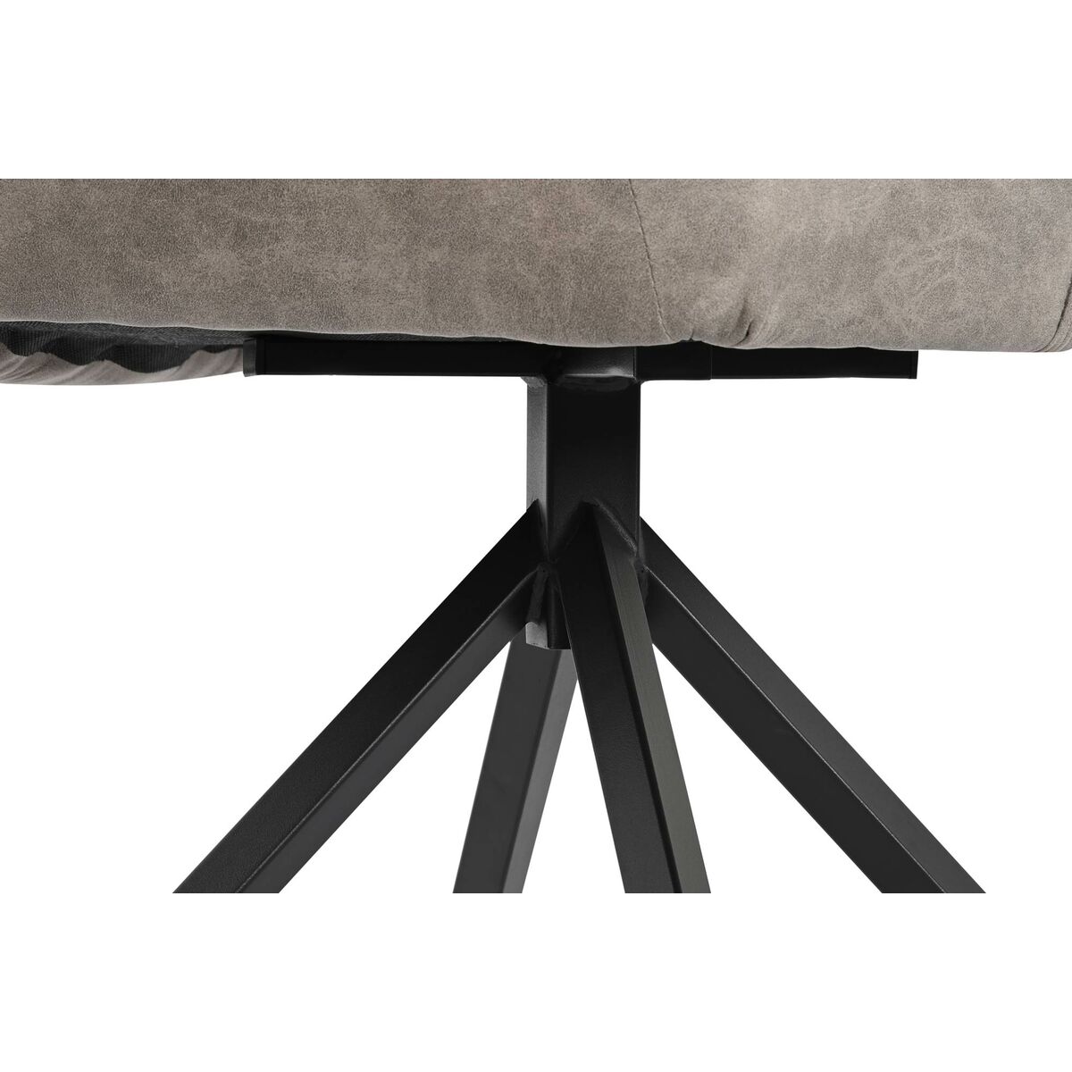 Stol DKD Home Decor Svart Grå 55 x 58 x 83 cm - 2