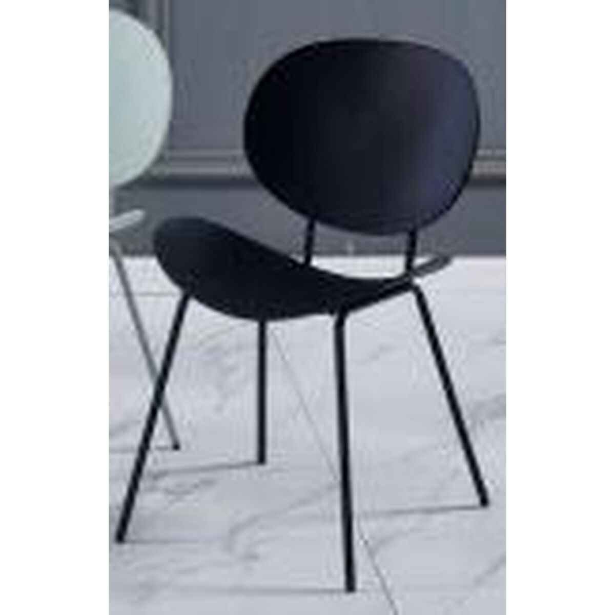 Sittpall DKD Home Decor 52,5 x 49 x 104 cm 50 x 51 x 104 cm Svart Metall polypropen - 2