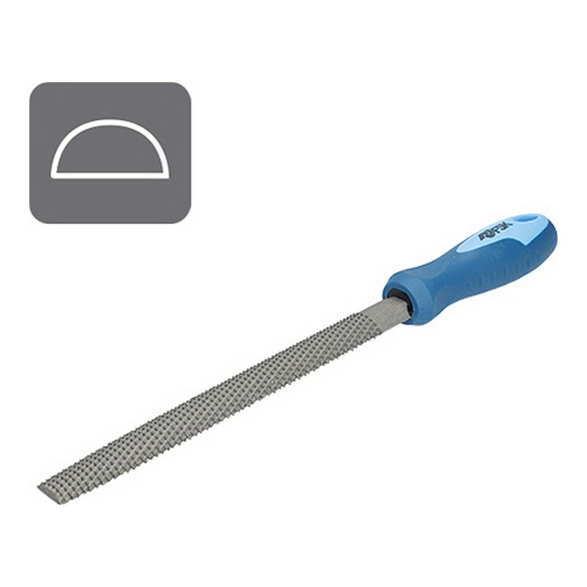 Halvrund rasp Ferrestock 150mm 6"