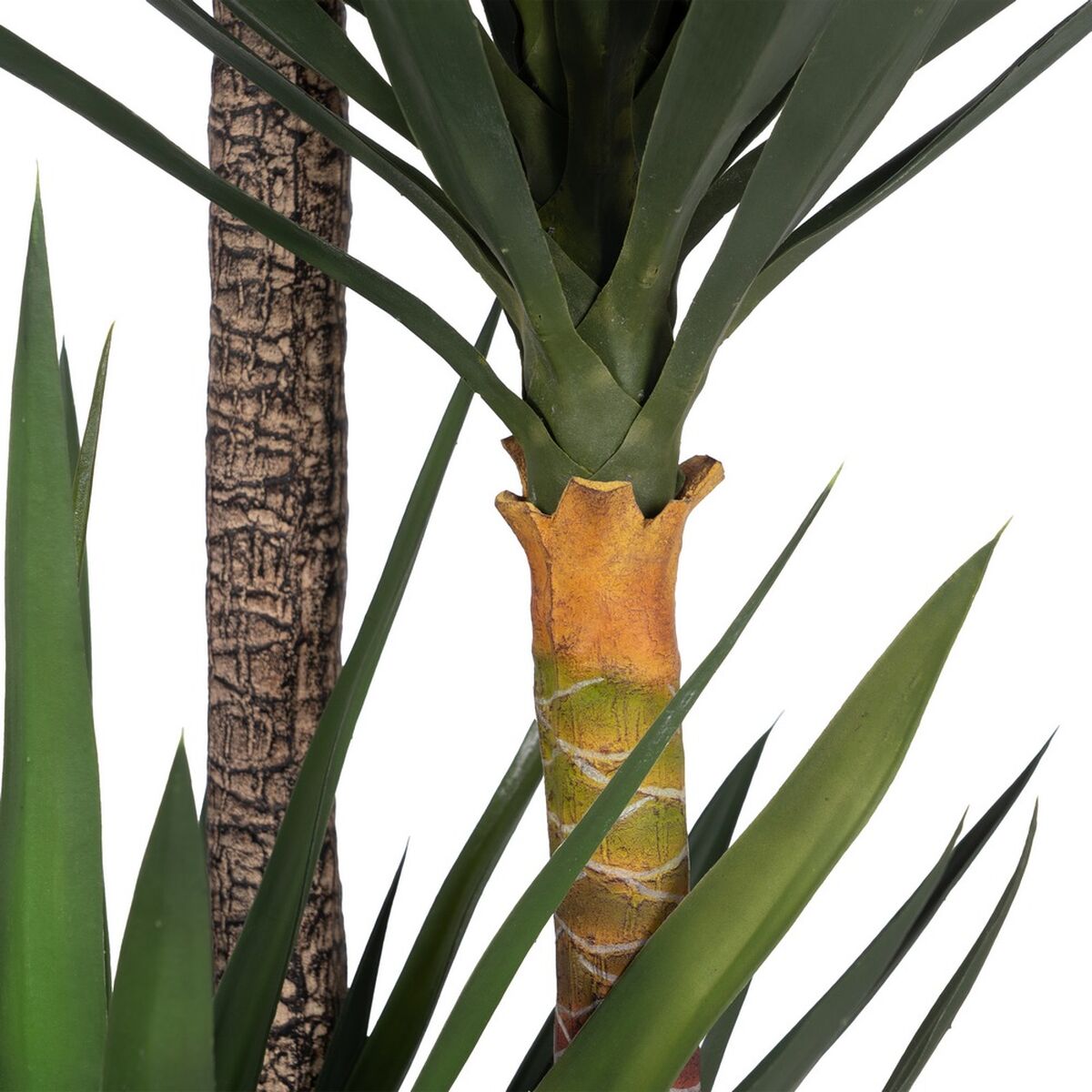 Dekorativ växt Polyetylen Järn Cement Yucca 30 x 30 x 250 cm - 3