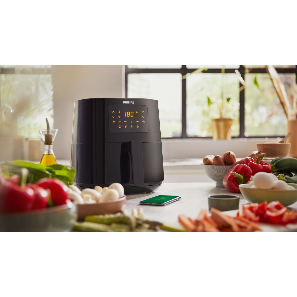 Luftfritös Philips HD9255/30 Vit 1400 W 4,1 L - 2