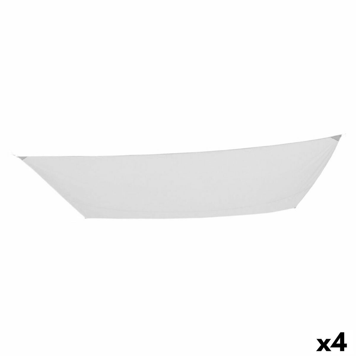 Skugga segel Aktive Triangulär Vit 300 x 400 cm (4 antal) - 5