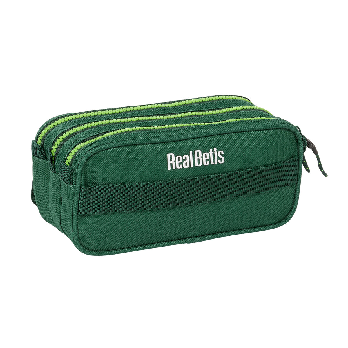 Tredubbel Carry-all Real Betis Balompié Grön 21,5 x 10 x 8 cm - 3