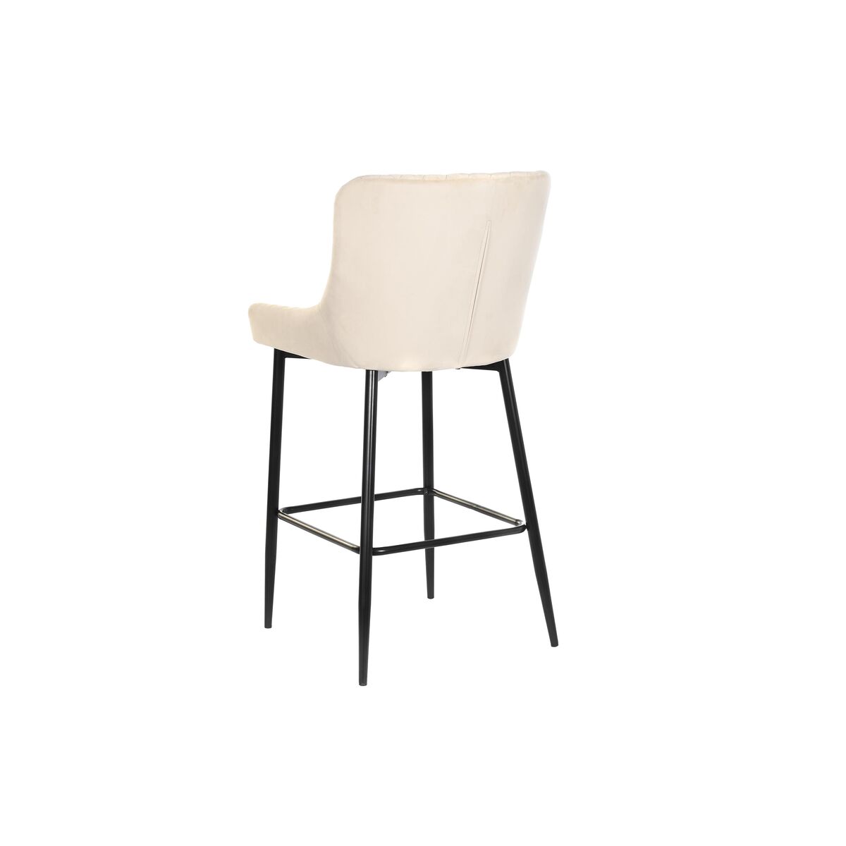 Sittpall DKD Home Decor Svart Beige Metall 58,5 x 48,5 x 96,5 cm 48 x 55 x 100 cm 48 x 55 x 96,5 cm - 7