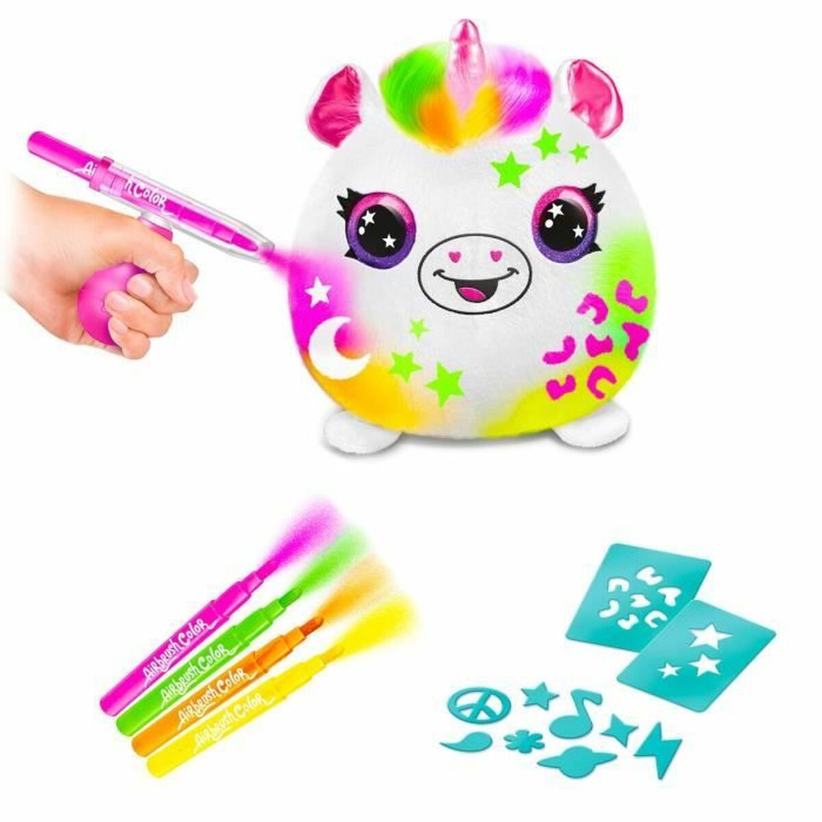 Mjukdjur Canal Toys Neon Enhörning - 3