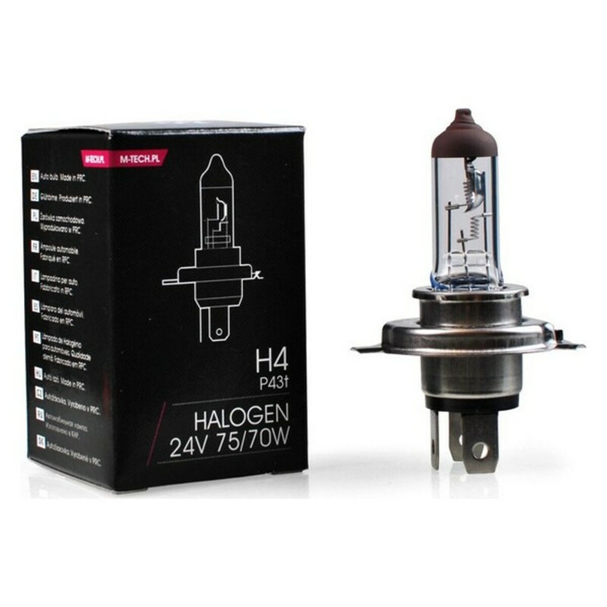 Lampa M-Tech Z907 24v 70W 75W H4 - 2
