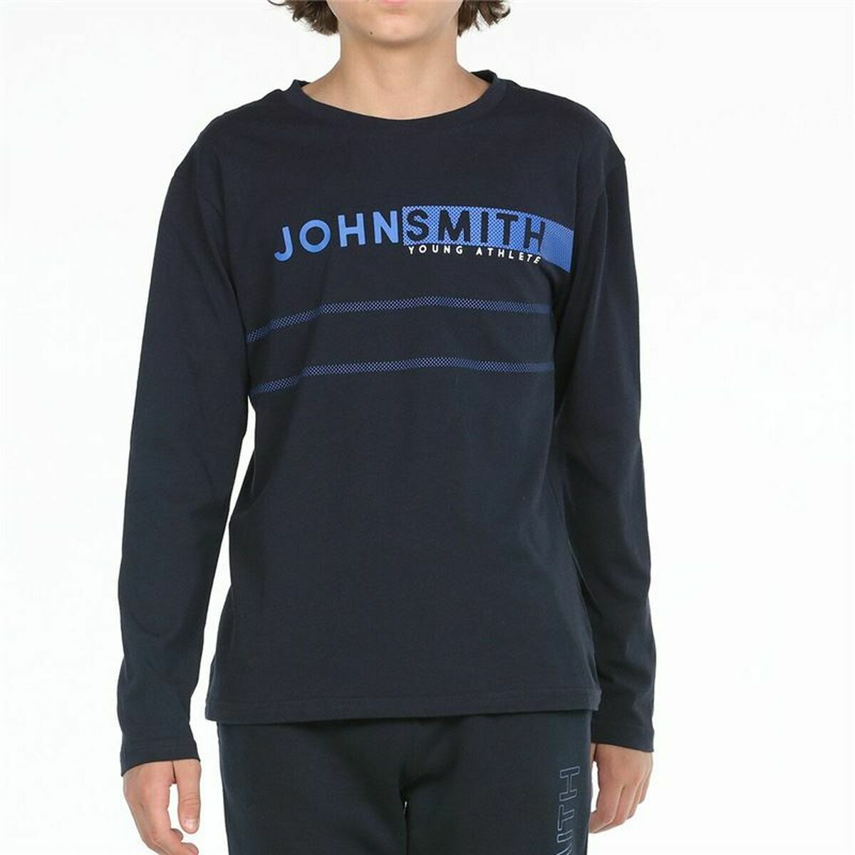 Långärmad t-shirt, Barn John Smith Bordo Marinblå - 4