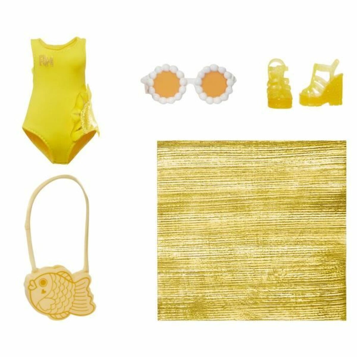 Bebisdocka Rainbow High Swim & Style Sunny (Yellow) - 3